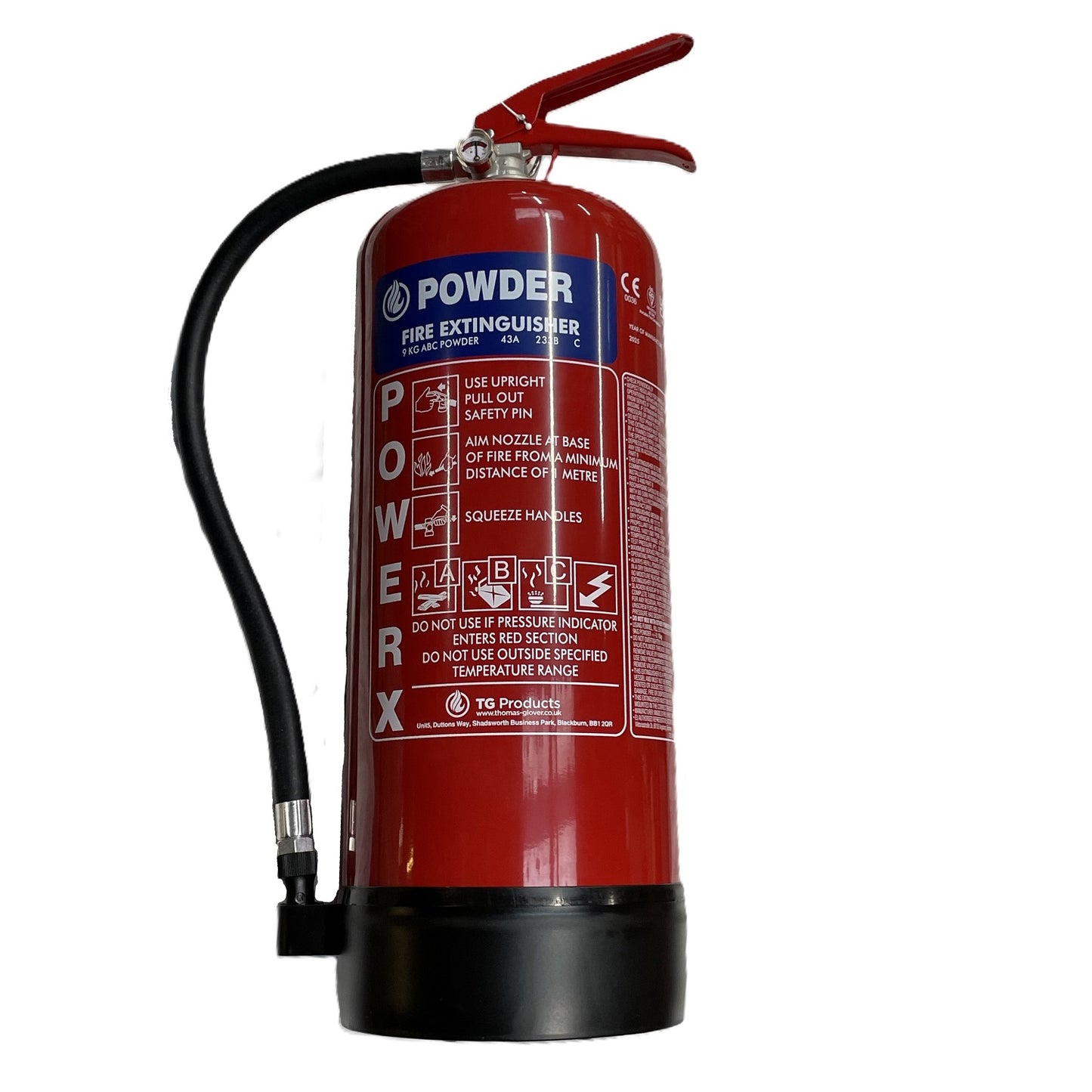 9kg Powder Fire Extinguisher PXP9