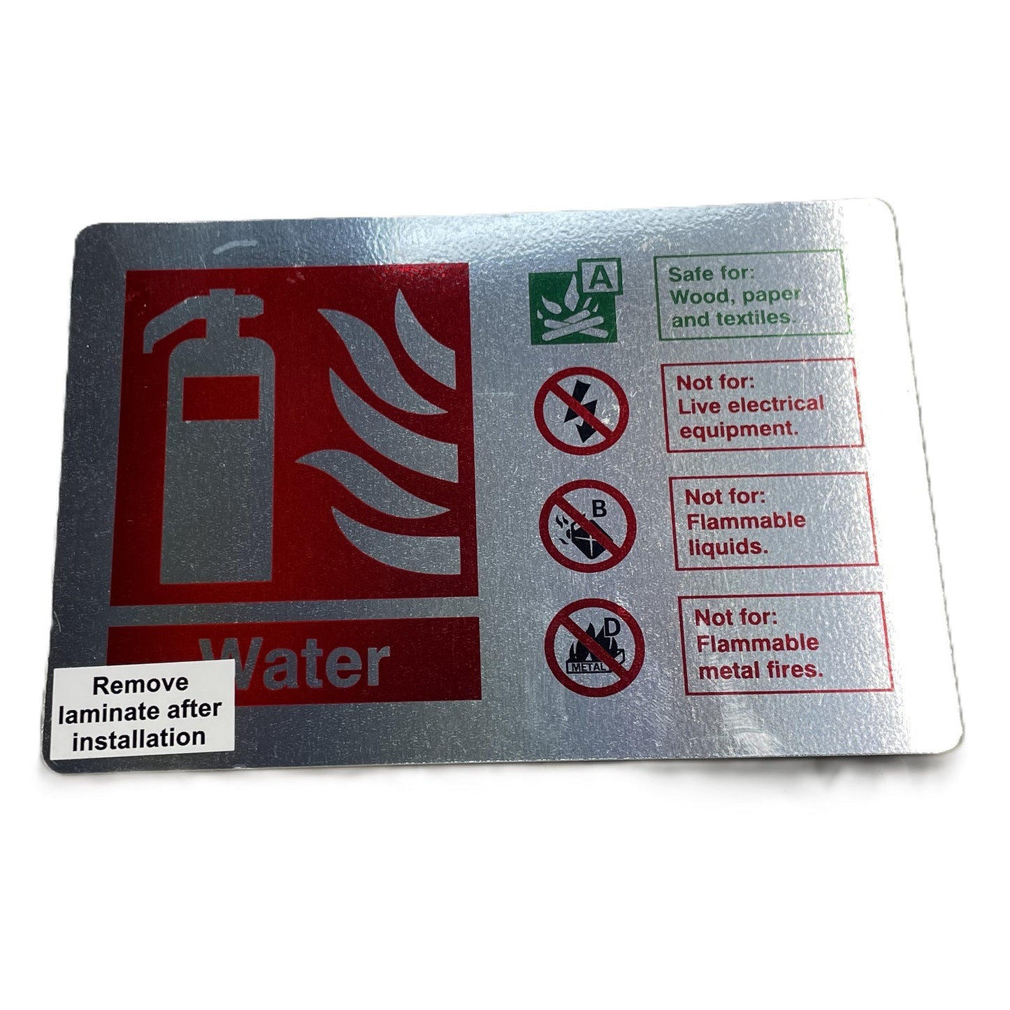 Fire Extinguisher Signs