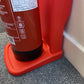 Fire Extinguisher Stand With Skirting Board Cutout, Pack of 2