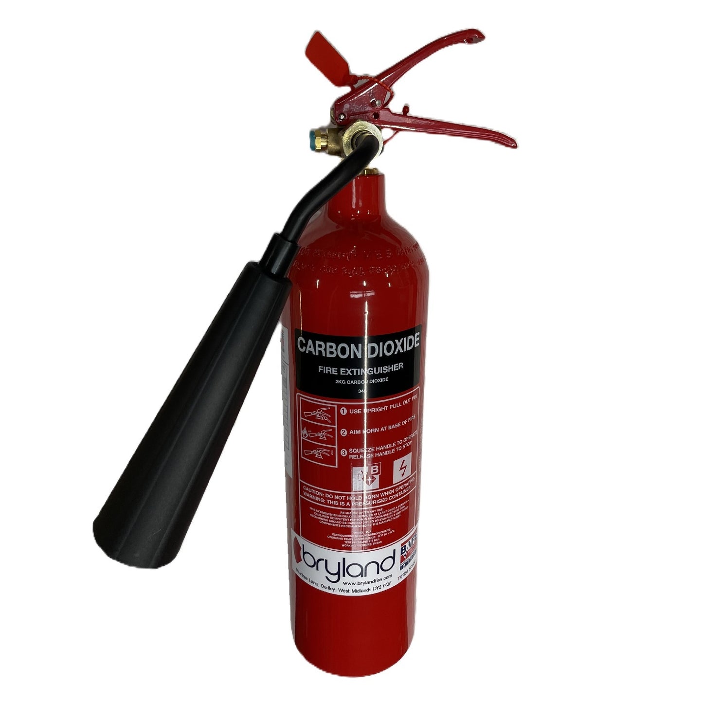 2kg CO2 Fire Extinguisher 2CX