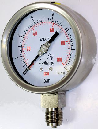 DIN Style Pressure Gauge -100mm & 160mm