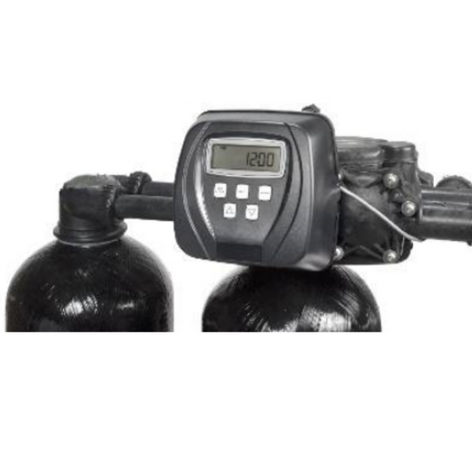 10" x 35", 30L, Duplex Water Softener, Clack WS1TT Digital Metered Controller, 1", 1.2m³/hr